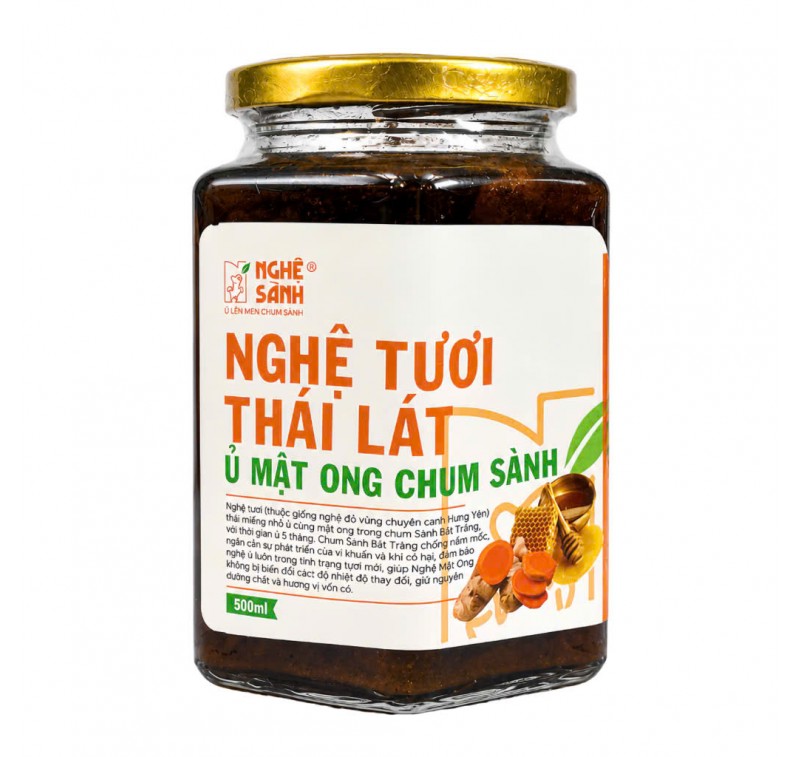 NGHỆ TƯƠI THÁI LÁT Ủ MẬT ONG CHUM SÀNH